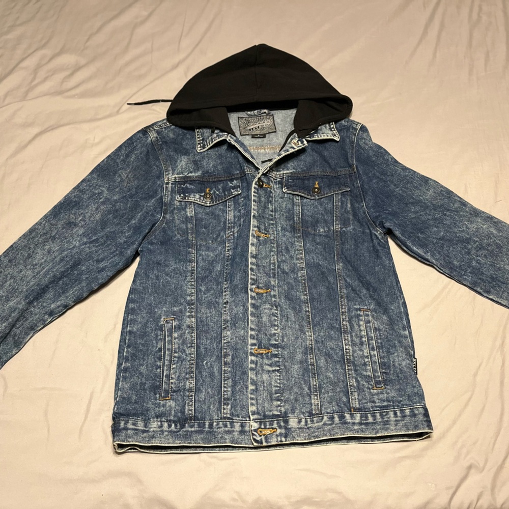 Men’s Jacket with hoodie Size Large